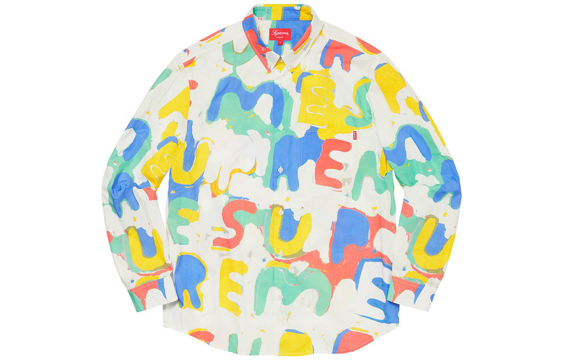 【代購】Supreme Painted Logo Shirt