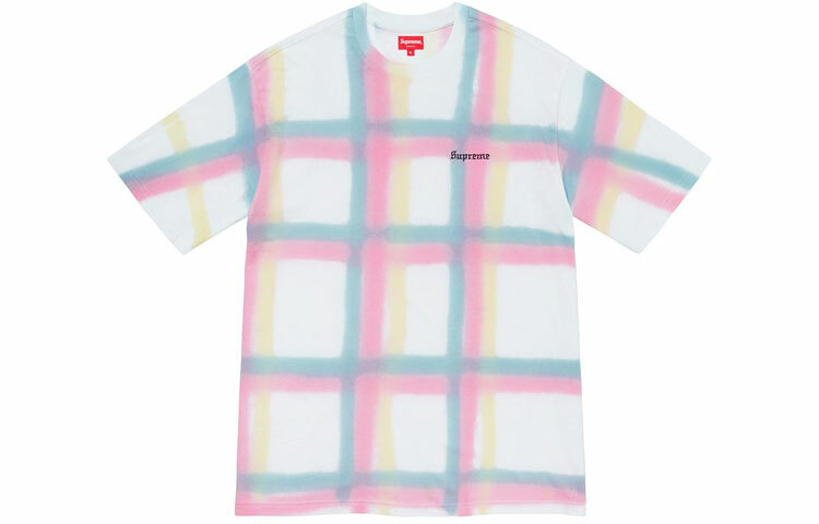 【代購】Supreme Sprayed Plaid S/S Top