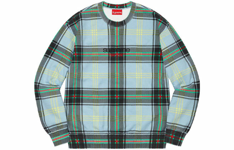 【代購】Supreme Plaid Crewneck