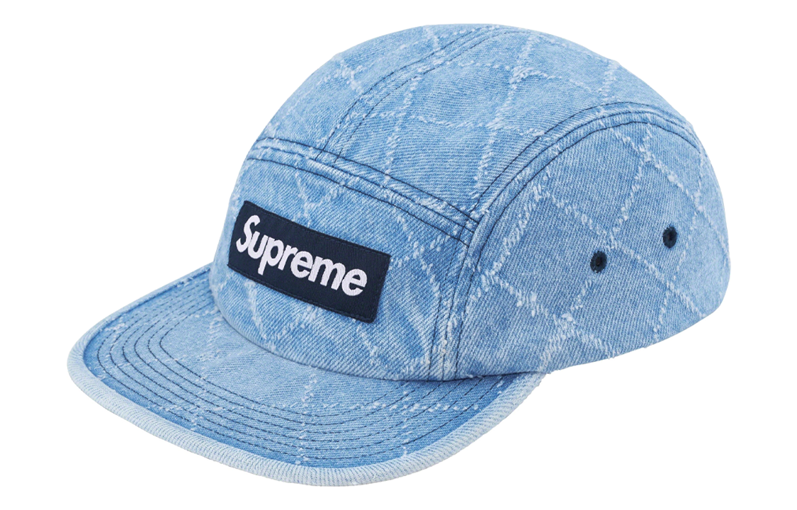 【代購】Supreme Punched Denim Camp Cap