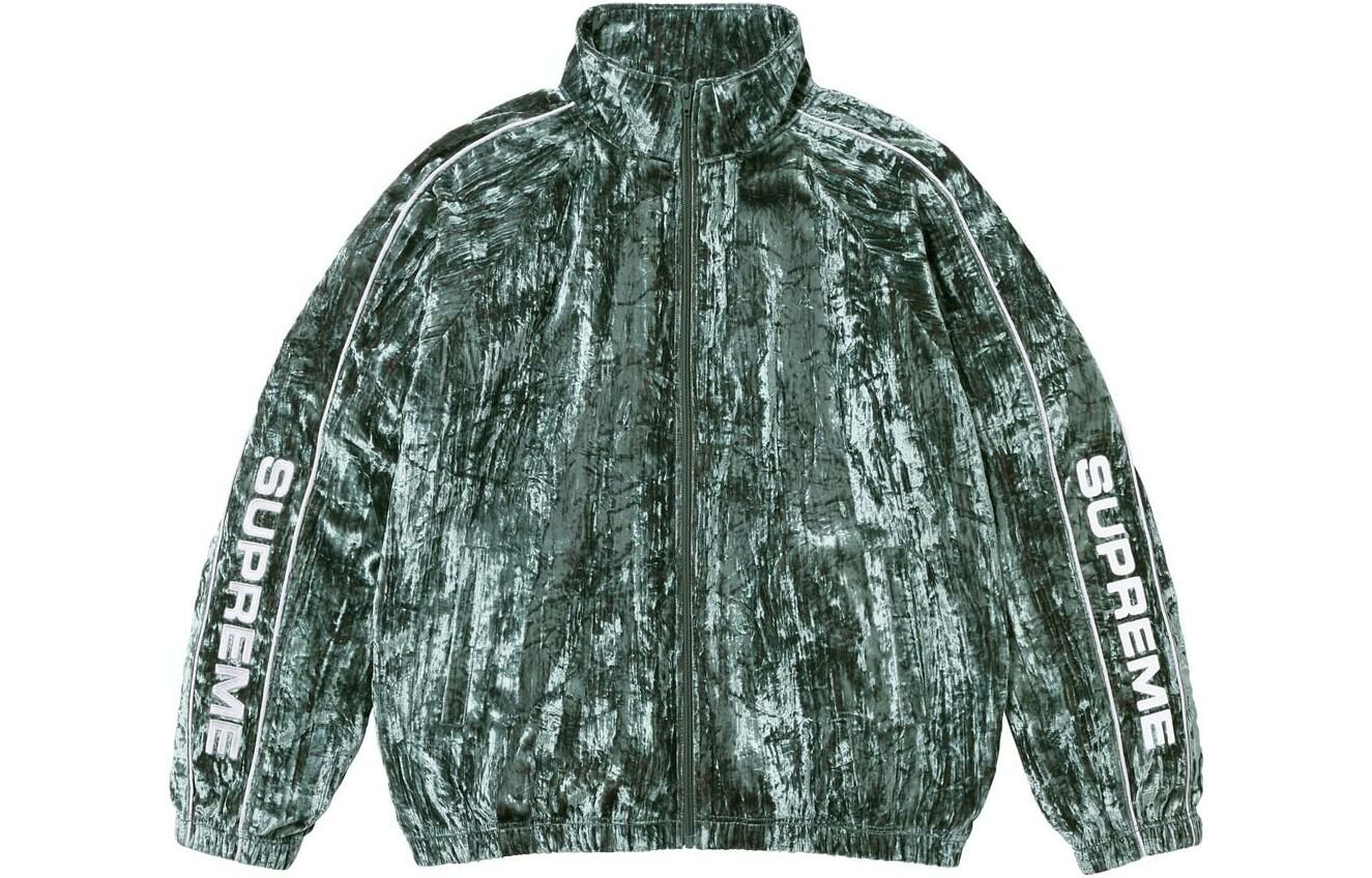 【代購】Supreme Crushed Velvet Track Jacket