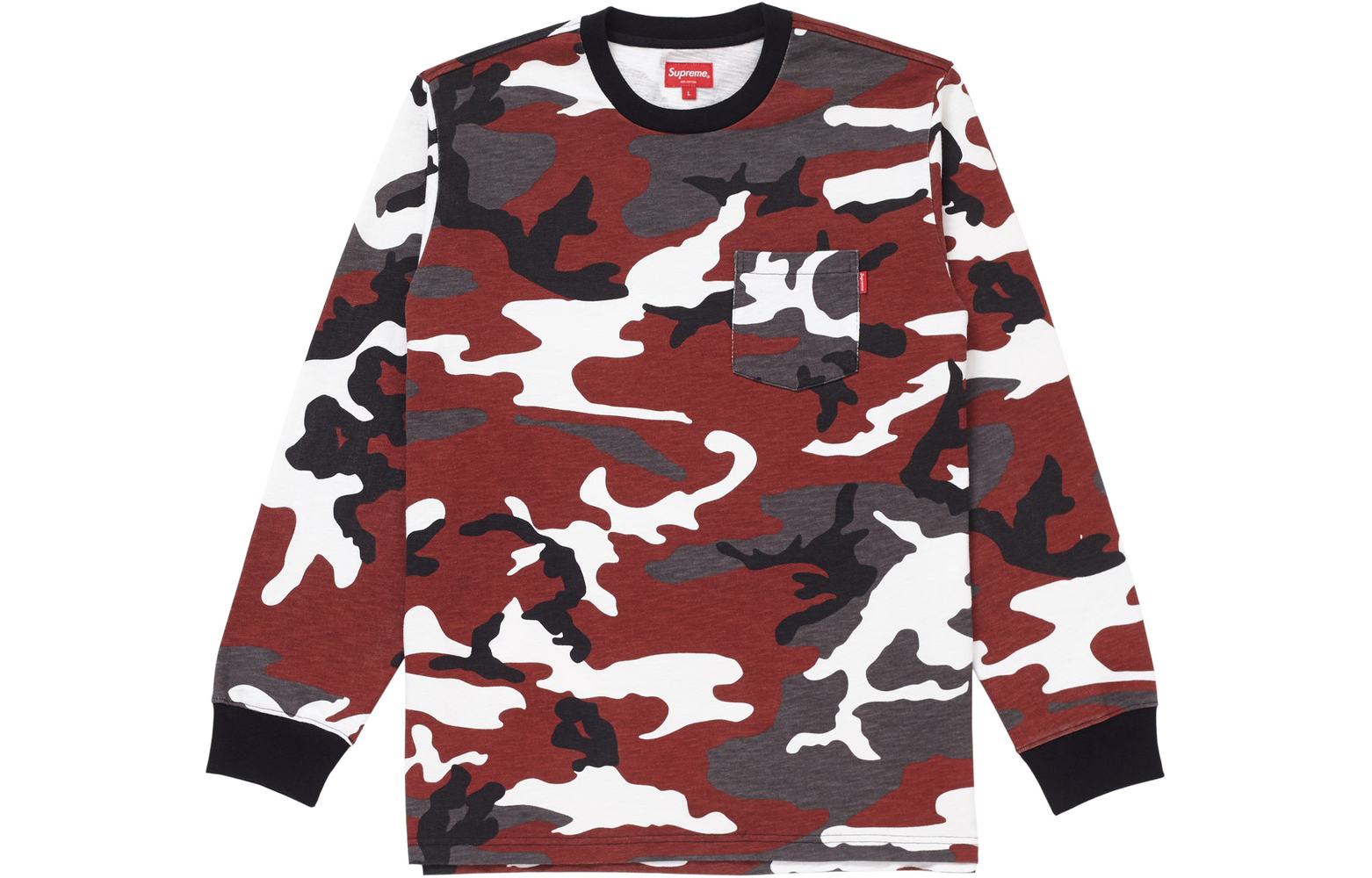 【代購】Supreme Long-Sleeve Pocket T-Shirt