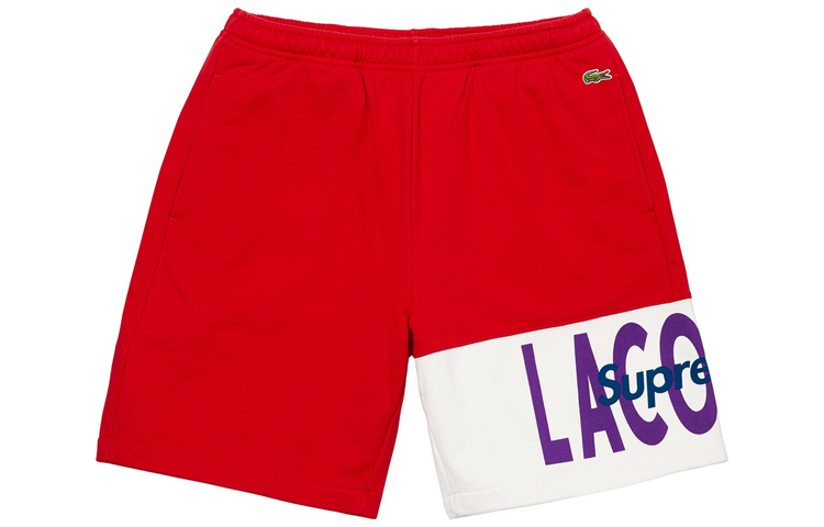 【代購】Lacoste X Supreme Co-branded Collection Casual Shorts Unisex