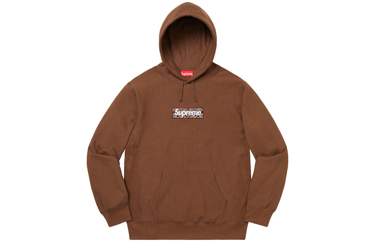 【代購】Supreme Bandana Box Logo Hooded Sweatshirt