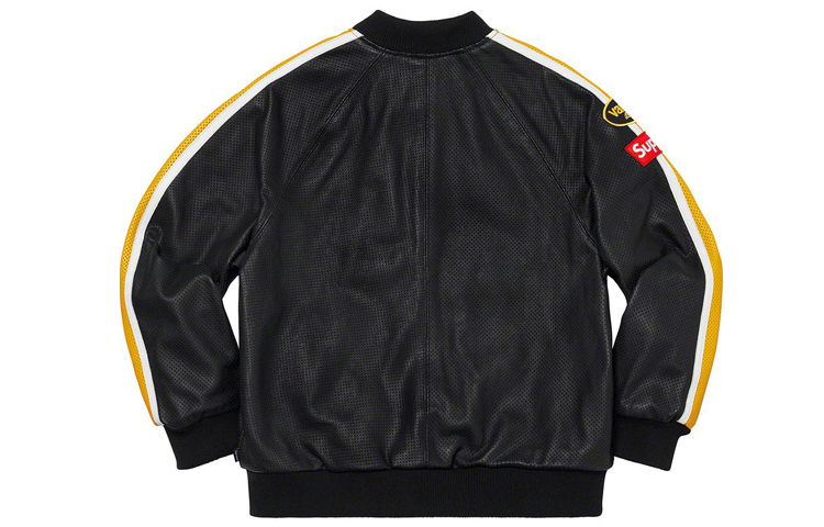 【代購】Supreme Vanson Leathers Perforated Bomber Jacket