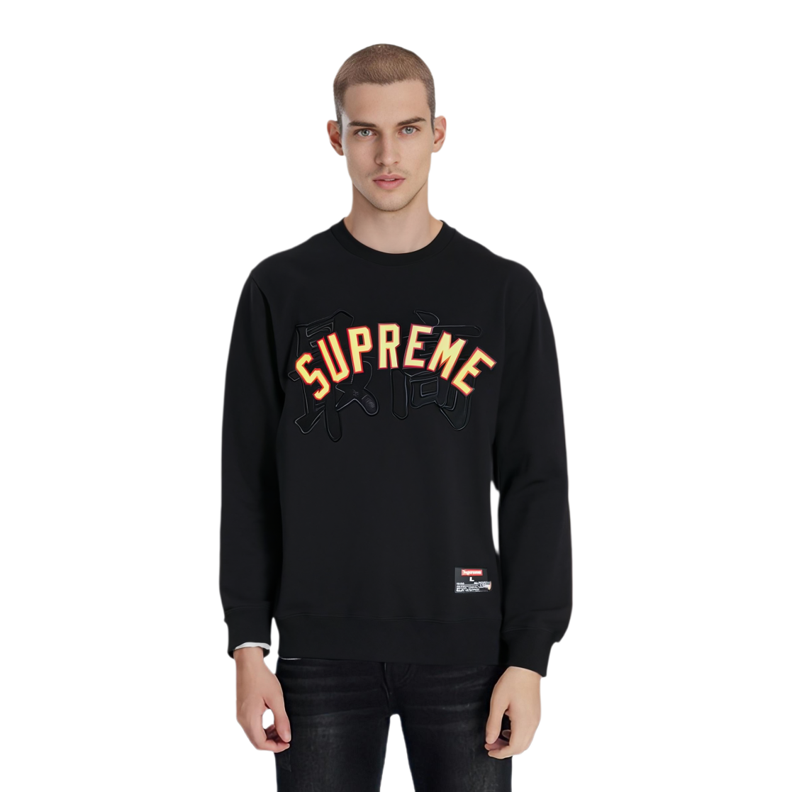 【代購】Supreme Kanji Logo Crewneck