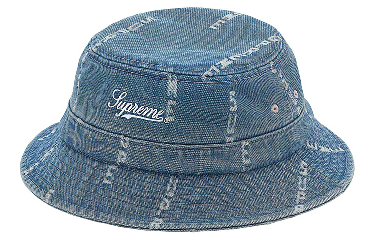 【代購】Supreme Logo Stripe Jacquard Denim Crusher