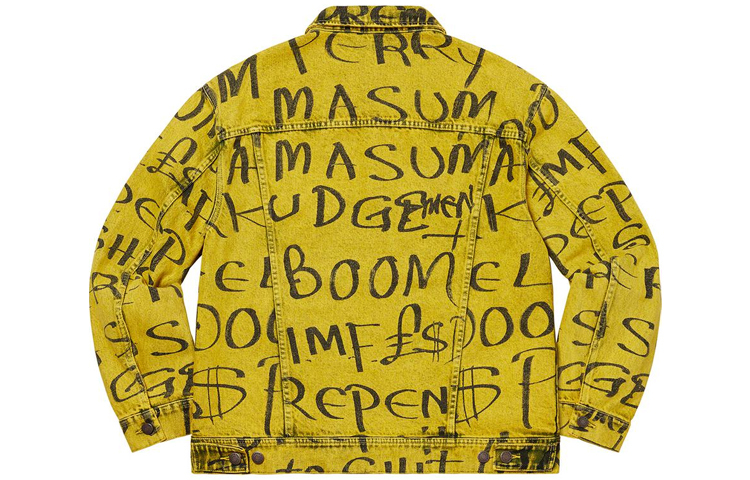 【代購】Supreme Black Ark Denim Trucker Jacket