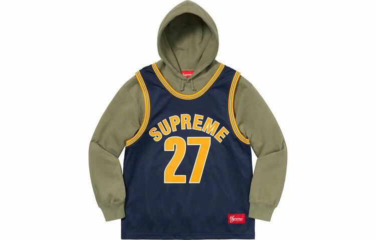 【代購】Supreme Basketball Jersey Hooded Sweatshirt