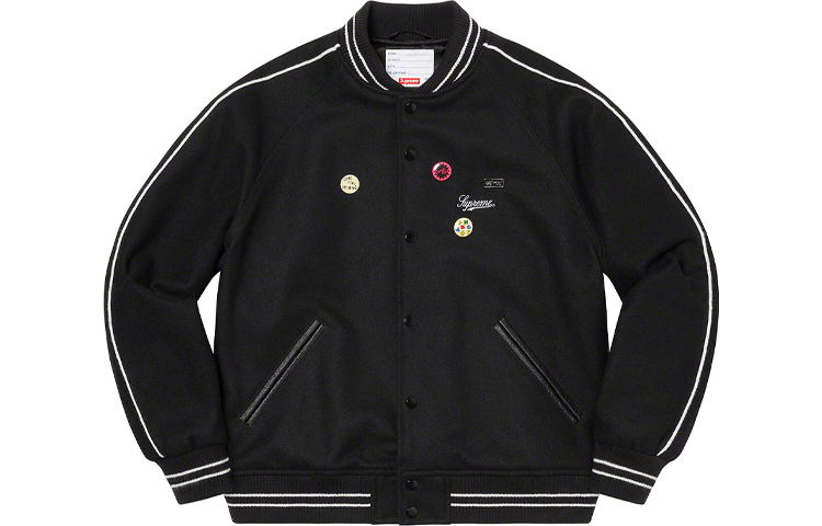 【代購】Supreme Jamie Reid It's All Bollocks Varsity Jacket
