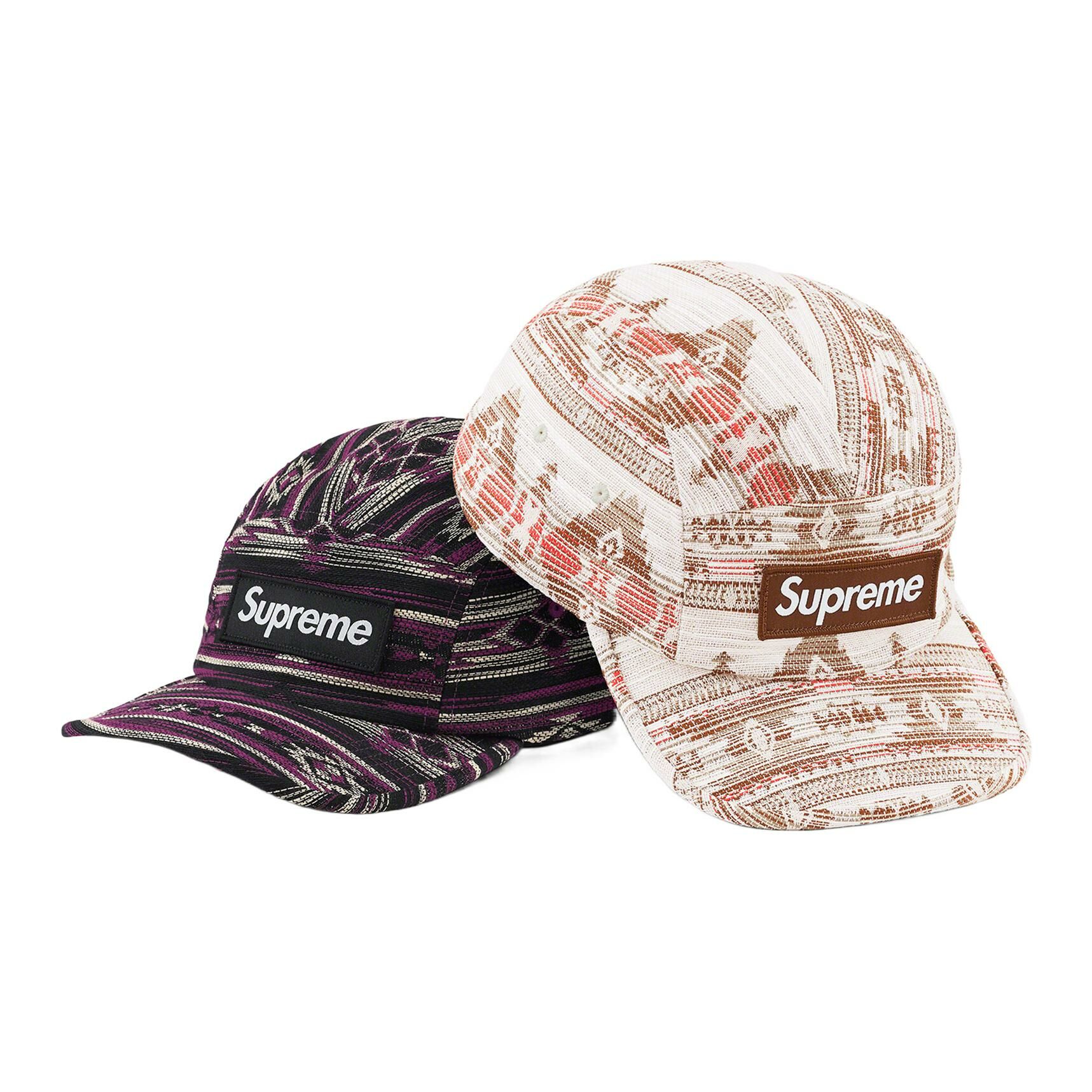 【代購】Supreme Woven Pattern Camp Cap