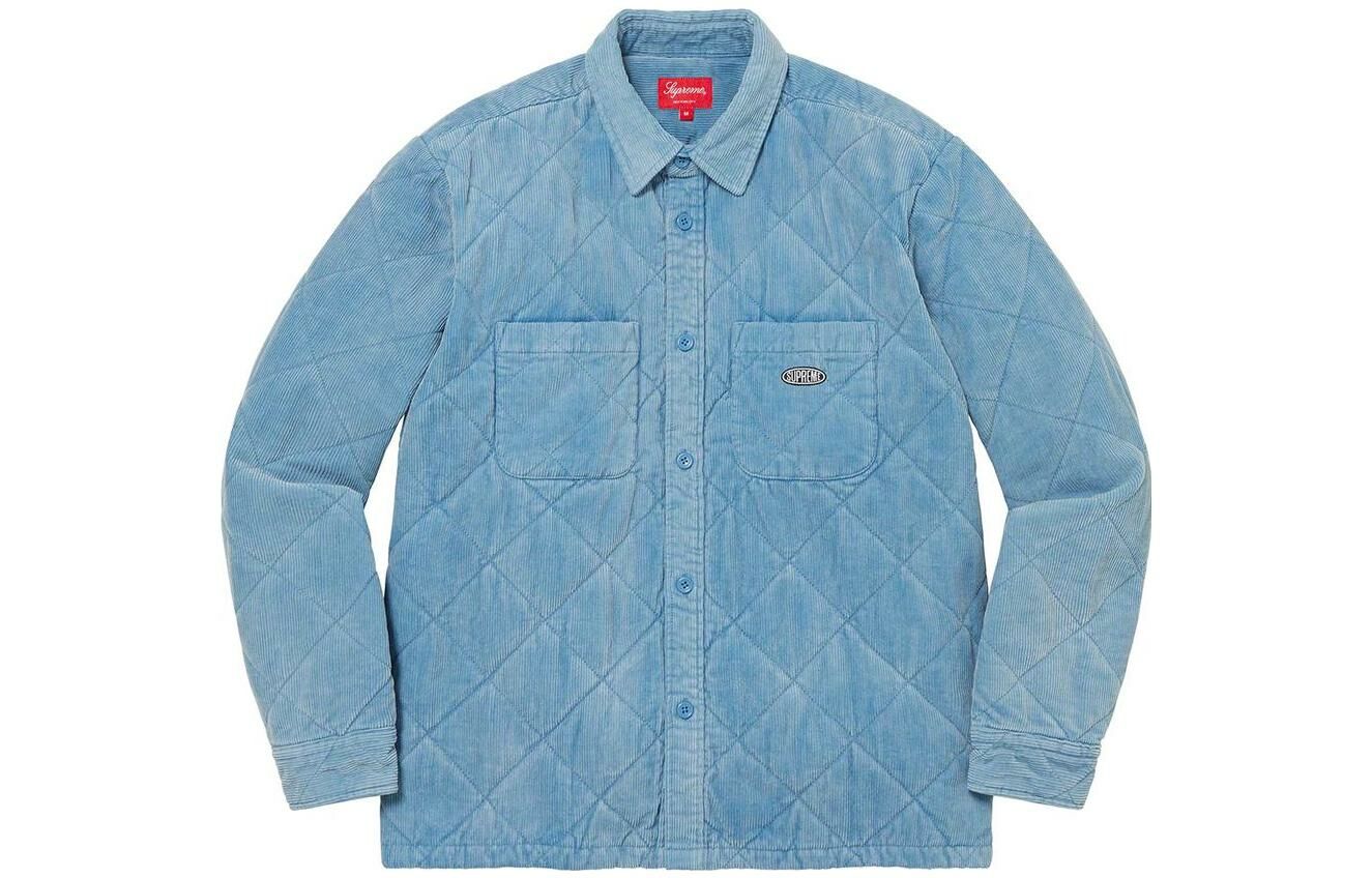 【代購】Supreme Quilted Corduroy Shirt