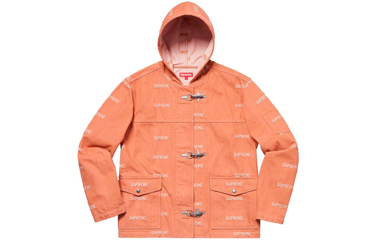 【代購】Supreme Logo Denim Turnout Jacket