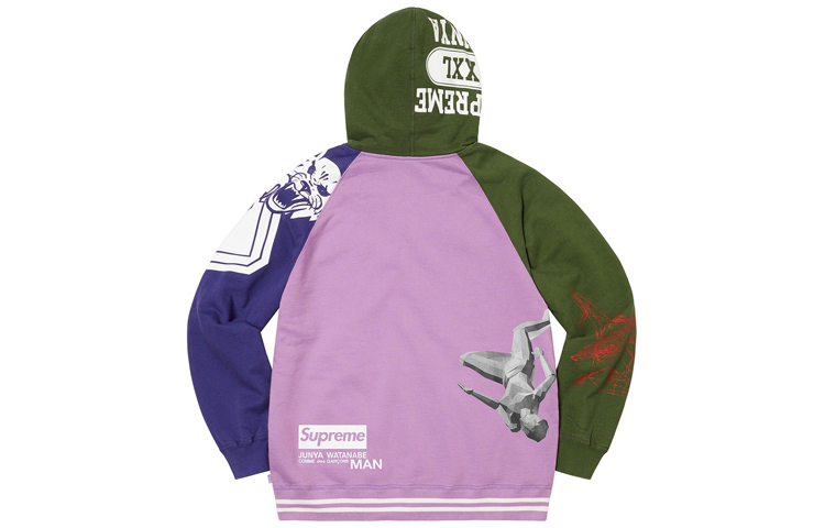【代購】Supreme Junya Watanabe Cdg Man Zip Up Hooded Sweatshirt