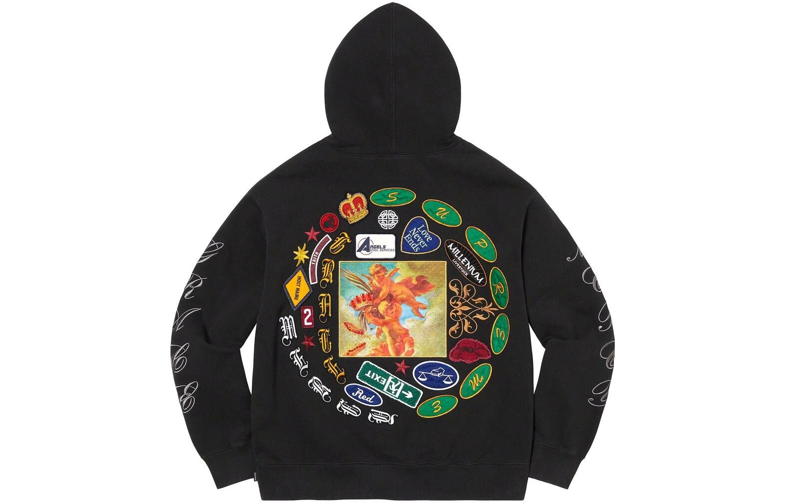 【代購】Supreme Patches Spiral Hooded Sweatshirt
