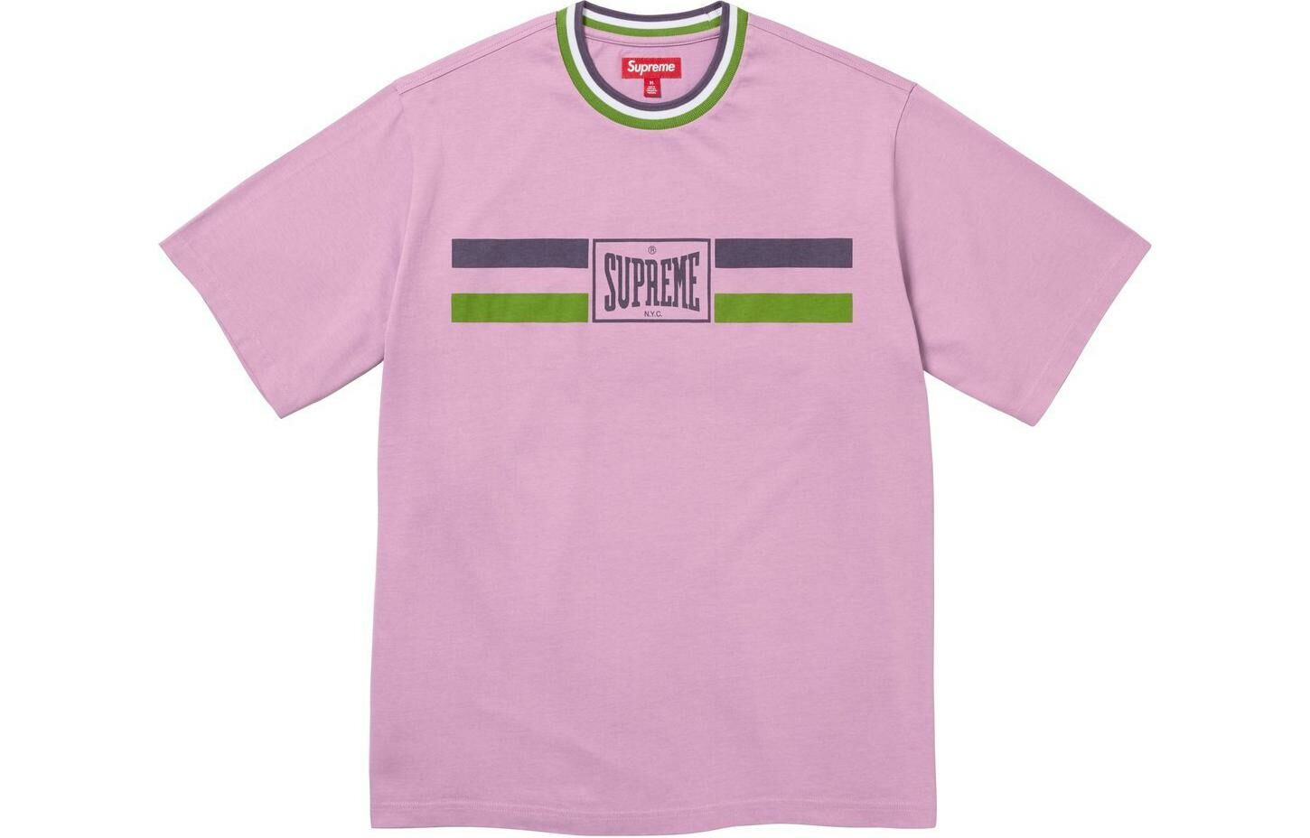【代購】Supreme Warm Up Stripe S/S Top