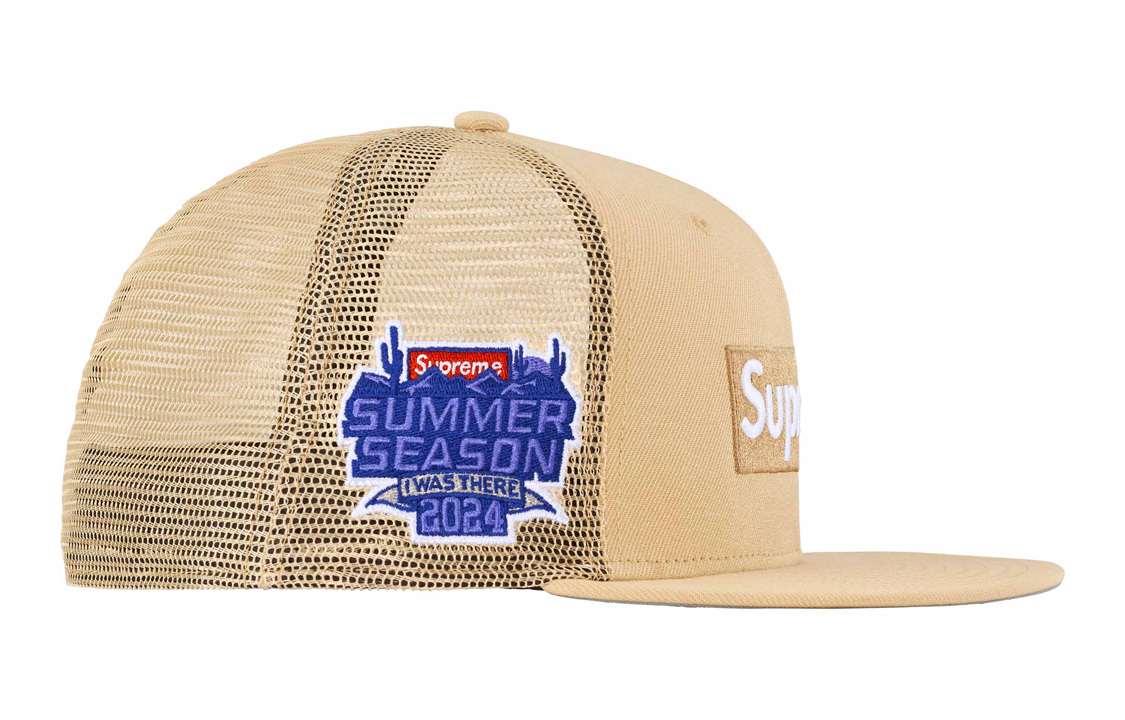 【代購】Supreme - Baseball Caps Unisex Beige