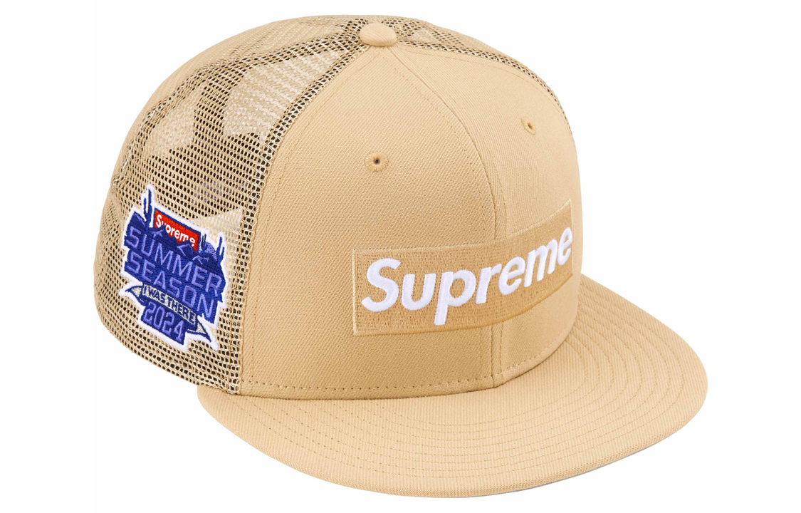 【代購】Supreme - Baseball Caps Unisex Beige