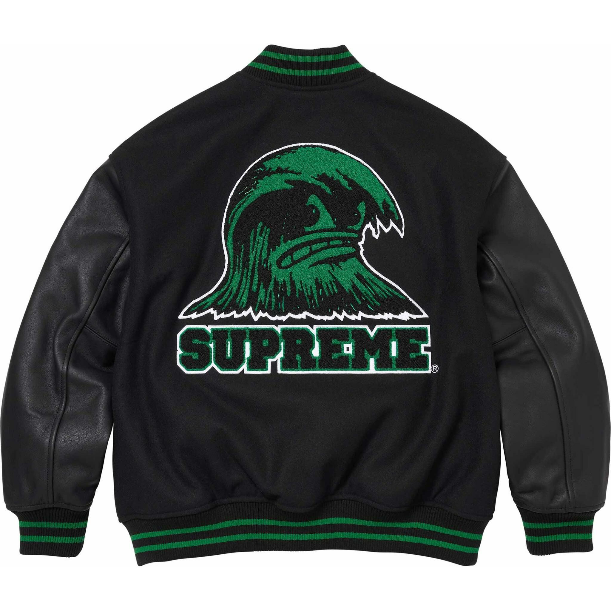 【代購】Supreme Wave Varsity Jacket