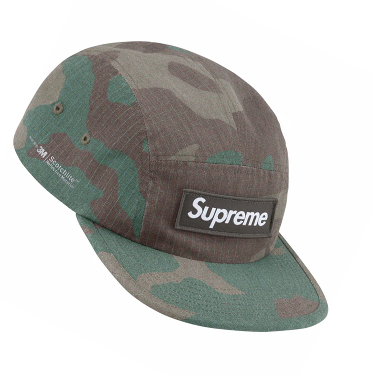 【代購】Supreme Reflective Ripstop Camp Cap SS24