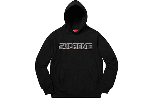 【代購】Supreme Perforated Leather Hooded Sweatshirt