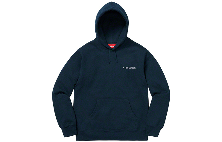 【代購】Supreme 1-800 Hooded Sweatshirt