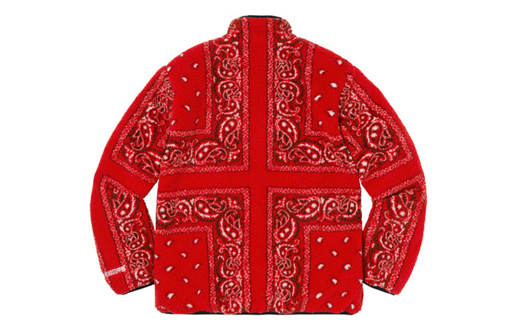 【代購】Supreme Reversible Bandana Fleece Jacket