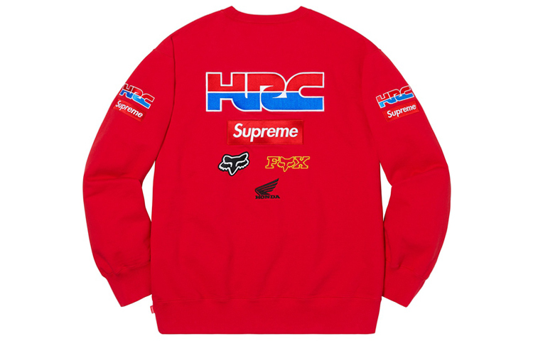 【代購】Supreme X Honda Fox Racing Crewneck