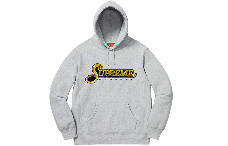 【代購】Supreme Sequin Viper Hooded Sweatshirt