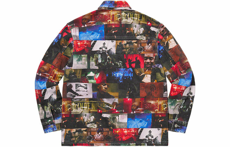 【代購】Supreme Nas And Dmx Collage Denim Chore Coat