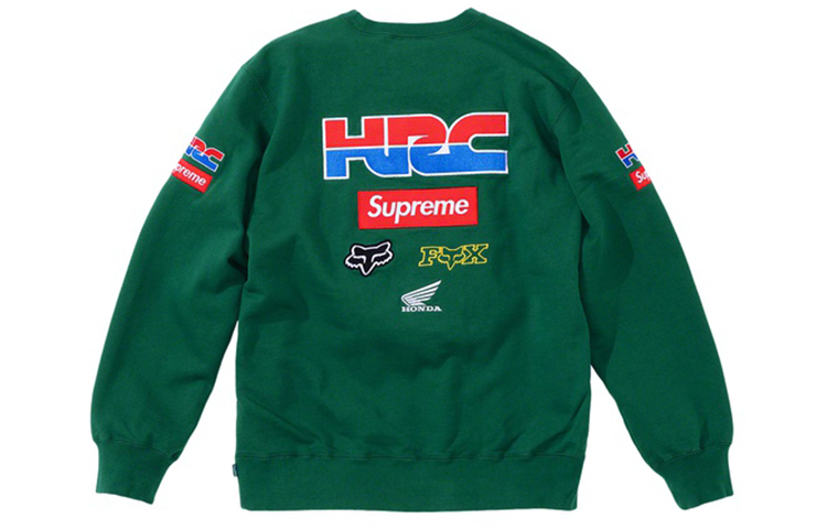 【代購】Supreme Honda Fox Racing Crewneck
