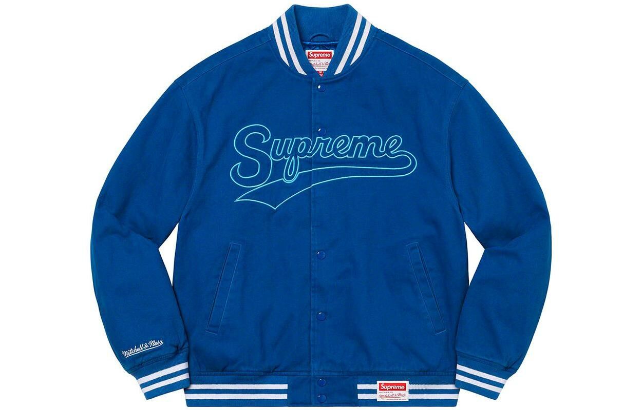 【代購】Supreme Mitchell & Ness Doughboy Twill Varsity Jacket