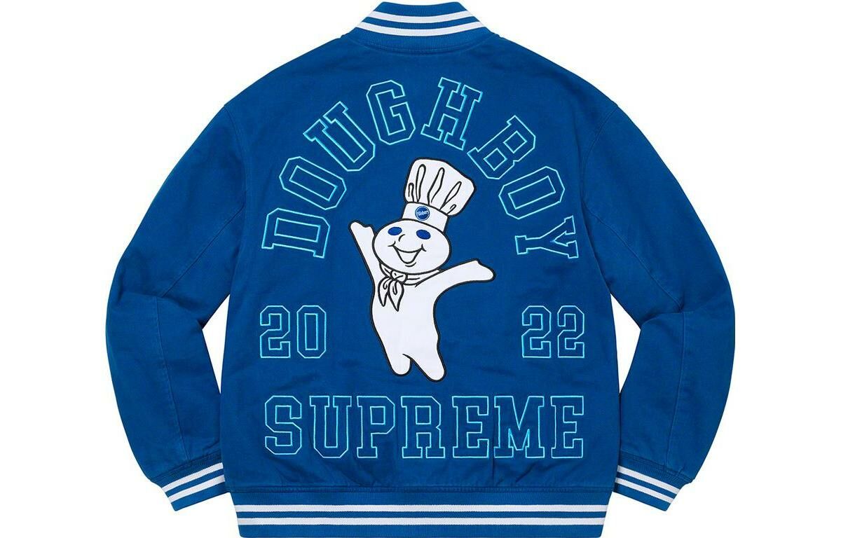 【代購】Supreme Mitchell & Ness Doughboy Twill Varsity Jacket