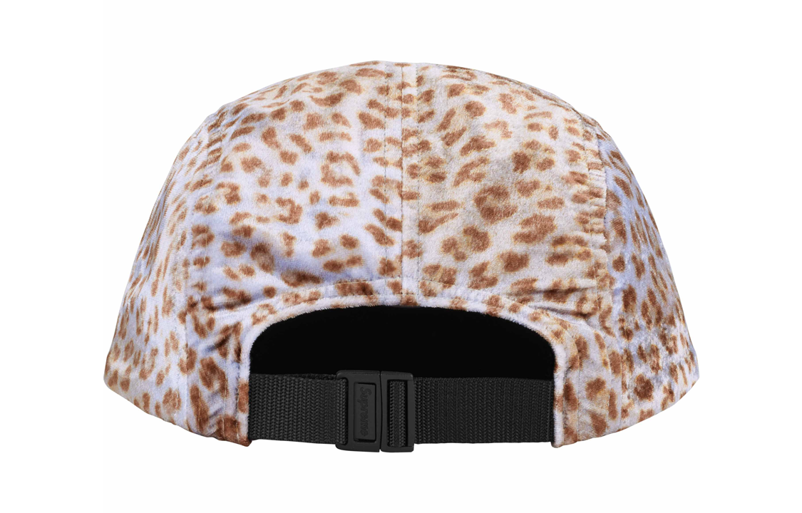 【代購】Supreme Leopard Velvet Camp Cap