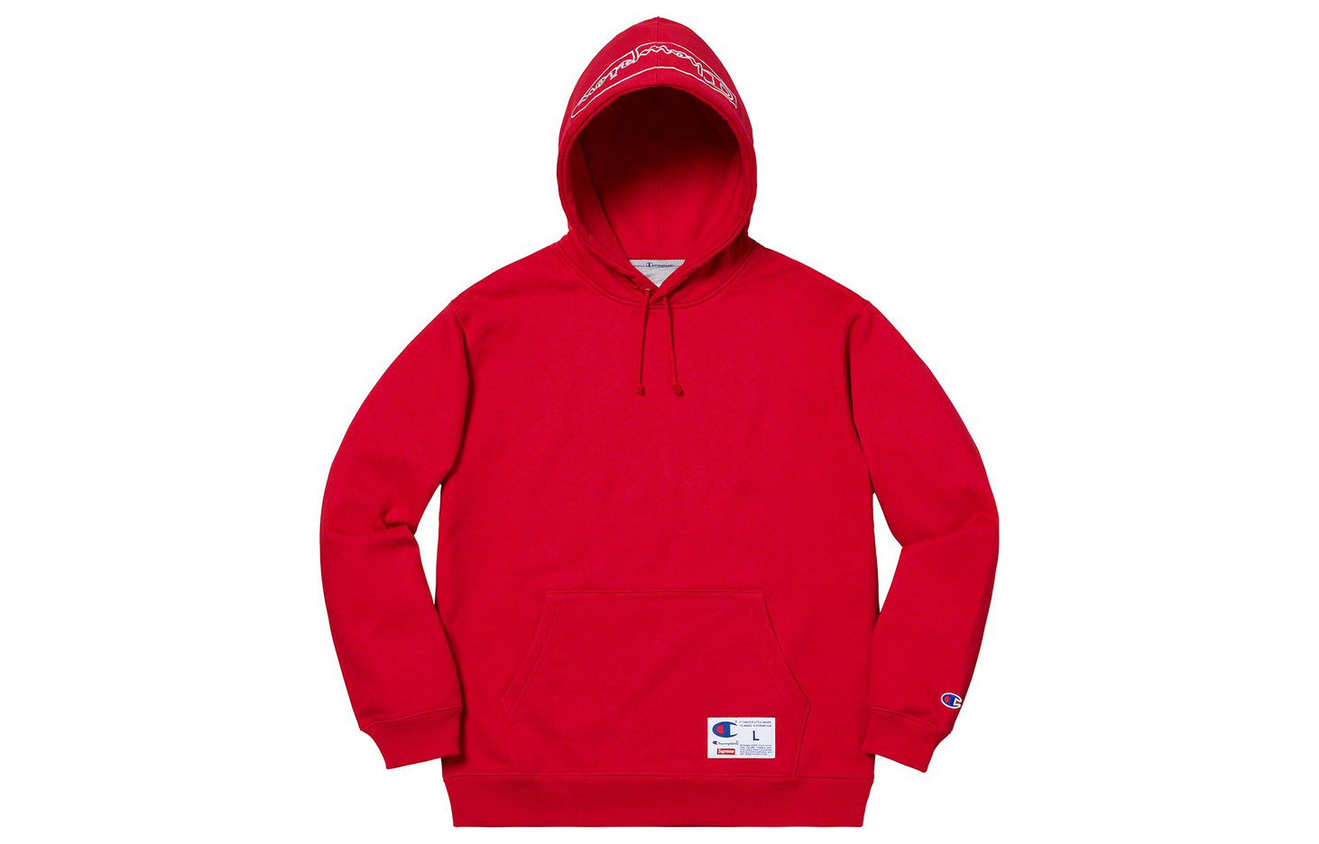 【代購】Supreme Champion Outline Hooded Sweatshirt