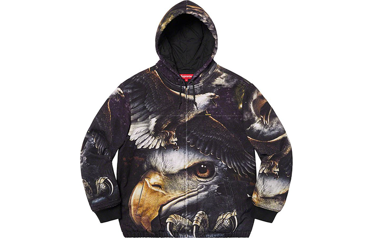 【代購】Supreme Eagle Hooded Work Jacket