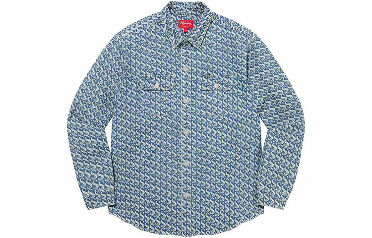 【代購】Supreme Monogram Denim Shirt