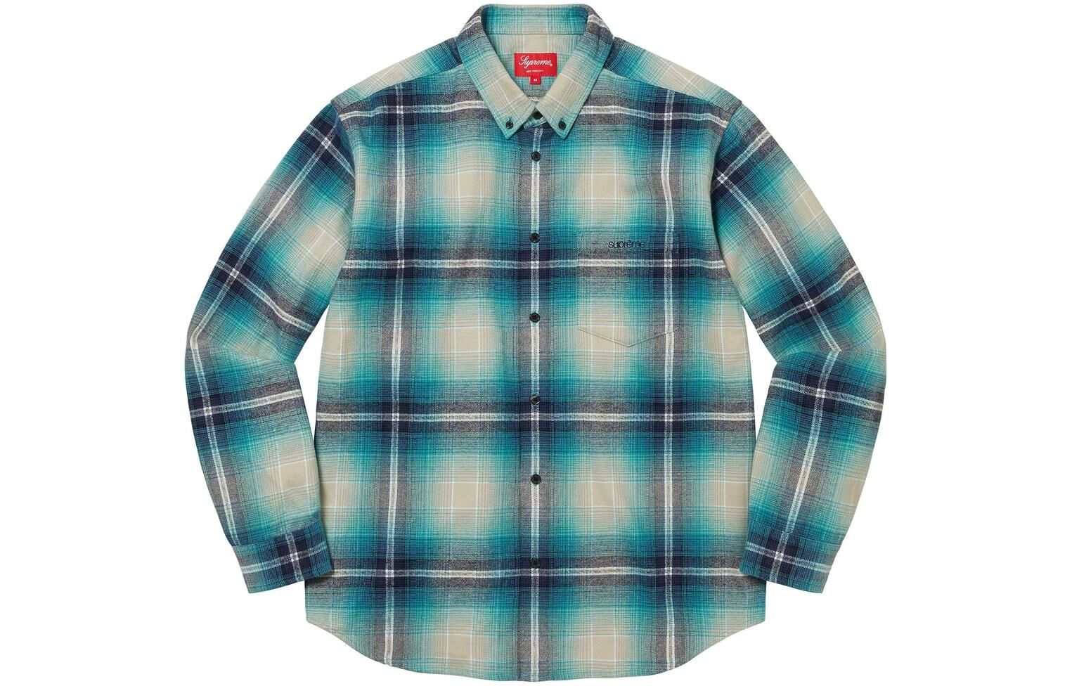 【代購】Supreme Shadow Plaid Flannel Shirt SS23