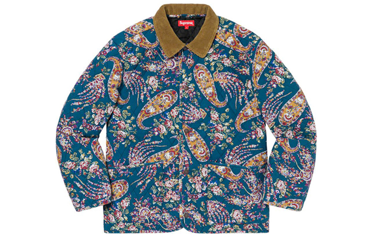 【代購】Supreme Quilted Paisley Jacket