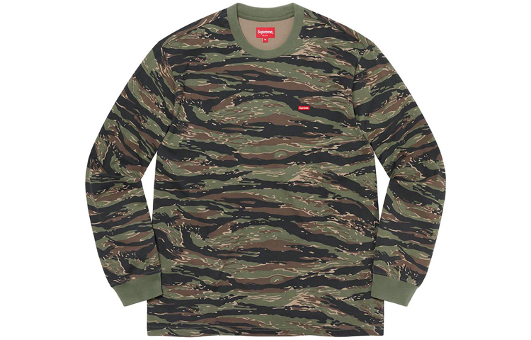 【代購】Supreme Metallic Box Logo L/S Tee