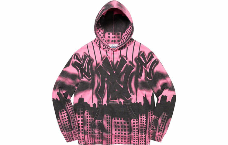 【代購】Supreme X New York Yankees Airbrush Hooded Sweatshirt