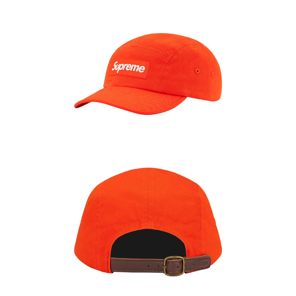 【代購】Supreme Washed Chino Twill Camp Cap FW22