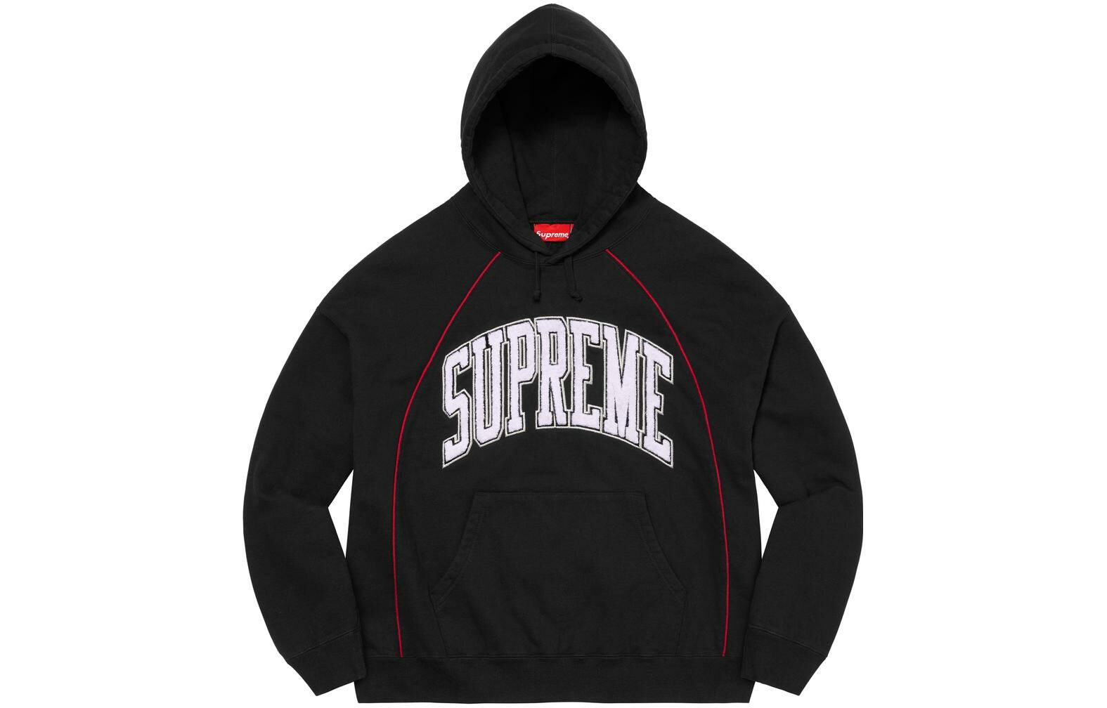 【代購】Supreme Boxy Piping Arc Hooded Sweatshirt
