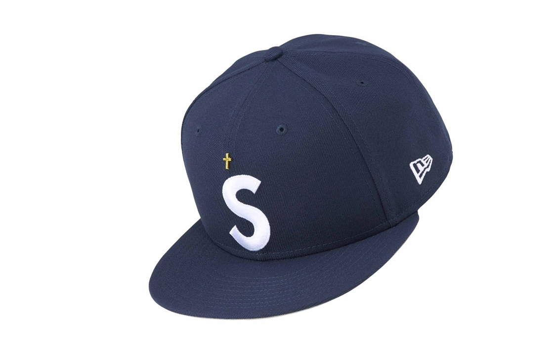 【代購】Supreme Gold Cross S Logo New Era Fitted Hat