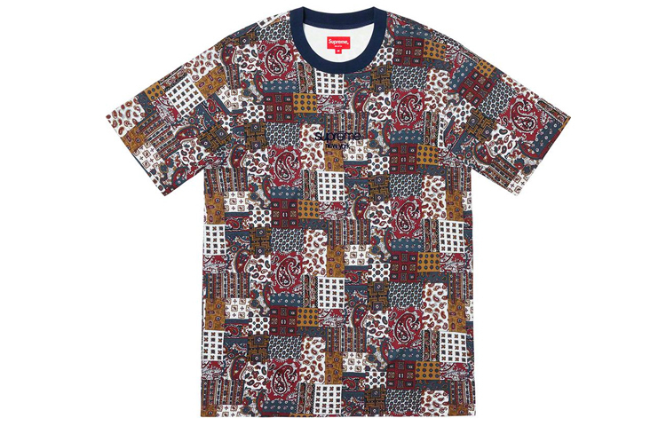 【代購】Supreme Patchwork Paisley S/S Top