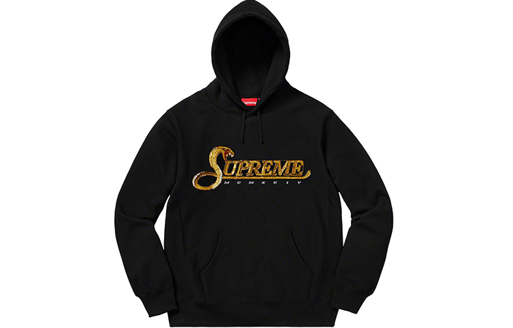 【代購】Supreme Sequin Viper Hooded Sweatshirt