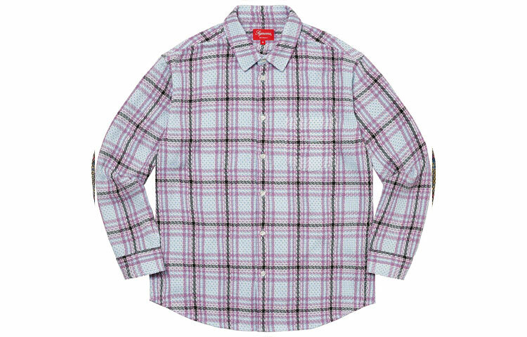 【代購】Supreme Basket Weave Plaid Shirt