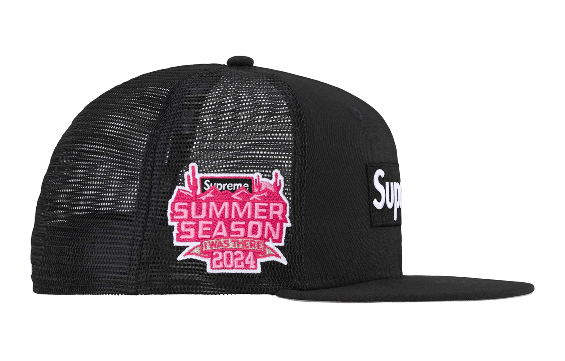 【代購】Supreme - Baseball Caps Unisex Black
