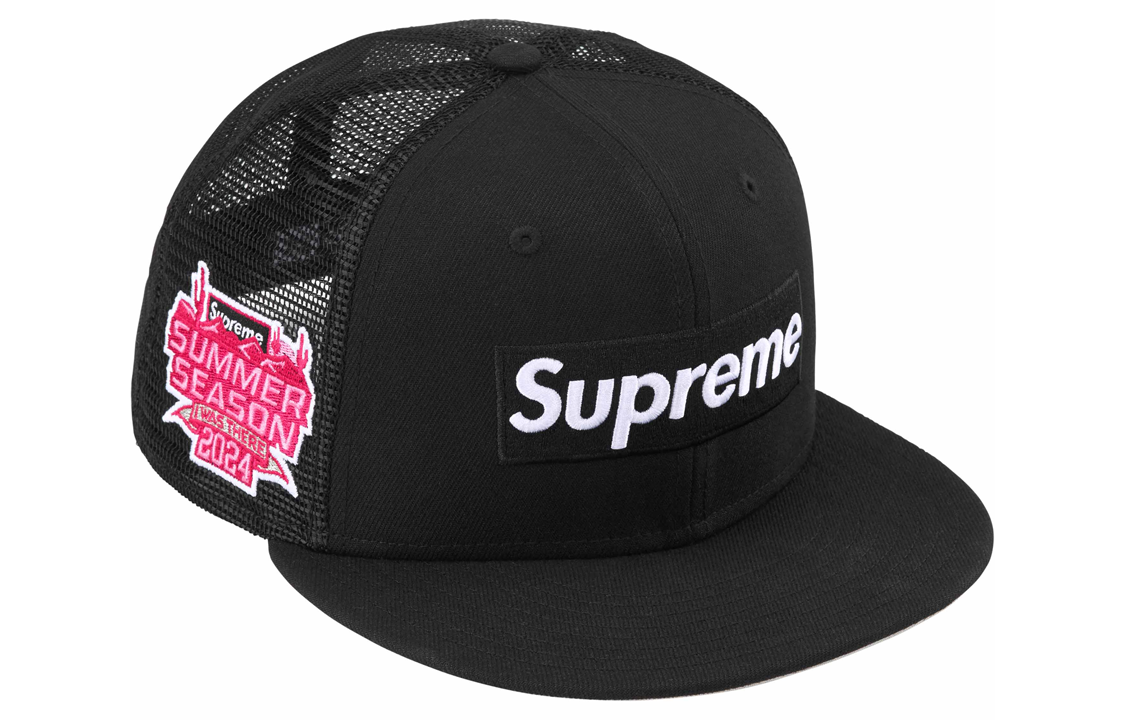 【代購】Supreme - Baseball Caps Unisex Black