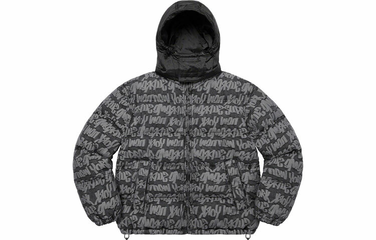 【代購】Supreme Fat Tip Jacquard Denim Puffer Jacket